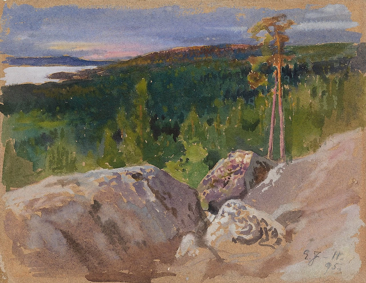 Eero Järnefelt - 117, Studio da Koli, Finnish National Gallery, Helsinki